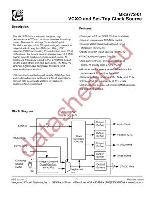 MK2772-01STR datasheet  